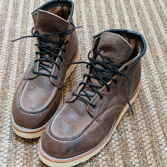 red wing mens leather boots